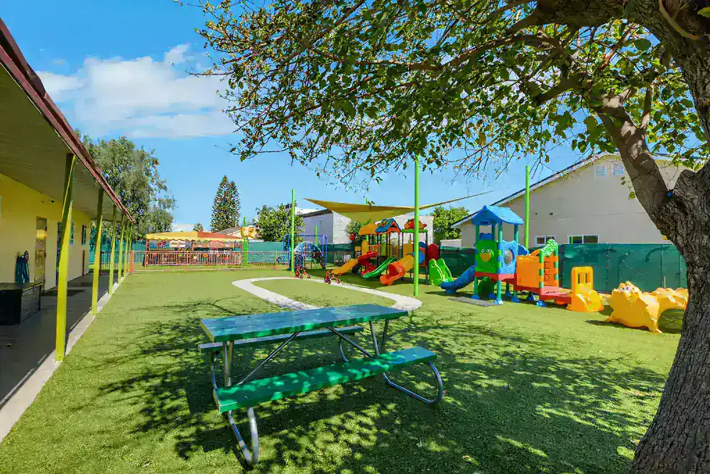 A modern, welcoming preschool facility designed with your child's safety and joy in mind.