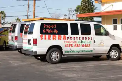 Secure preschool facility entrance with digital screening, CCTV monitoring, and controlled access for child safety at Sierra Preschool
